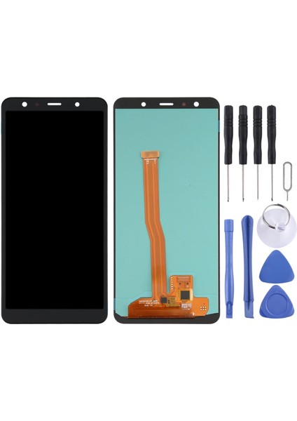 Samsung Galaxy A7 2018 Sm A750 LCD Ekran +Tamir Seti OLED Xxe3
