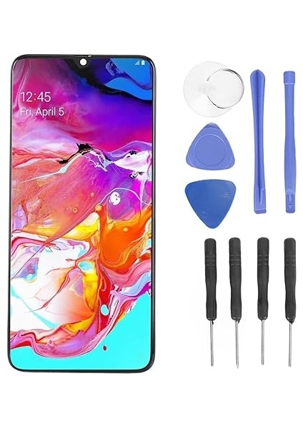 Samsung A12S LCD Ekran A127 LCD Ekran Çıtalı Telefon Ekranı