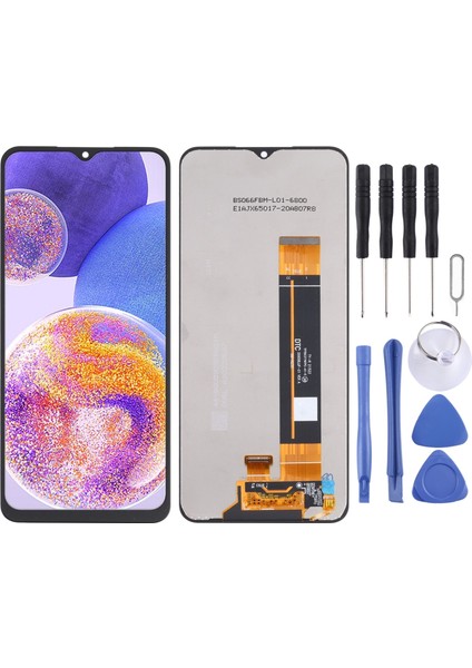 Samsung A23 LCD Ekran A235 Siyah Renk Ilanı Tamir Seti Birebir Uyumlu