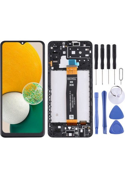 Samsung Galaxy A13 5g Sm A136U LCD Ekran +Tamir Seti Çerçeveli Aaa Katite