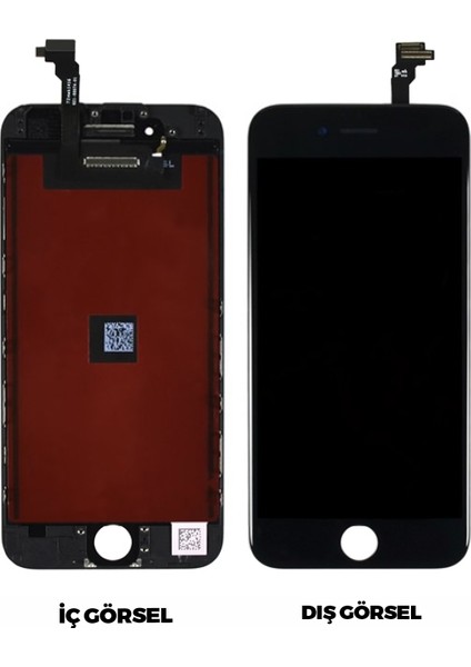 Apple iPhone 6 Uyumlu LCD Ekran Ekran Dokunmatik Çıtalı (Siyah Renk Ilanı)Aa Kalite LCD Ekran