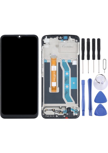 Realme C21Y Ekran Çıtalı+Tamir Seti Sağlam Paketleme