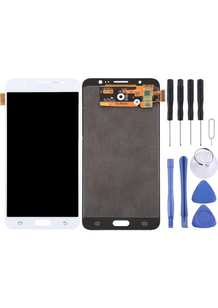 Samsung Galaxy J7 2016 J710F LCD Ekran Beyaz Renk Ilanı + Dokunmatik Panel LCD Ekran