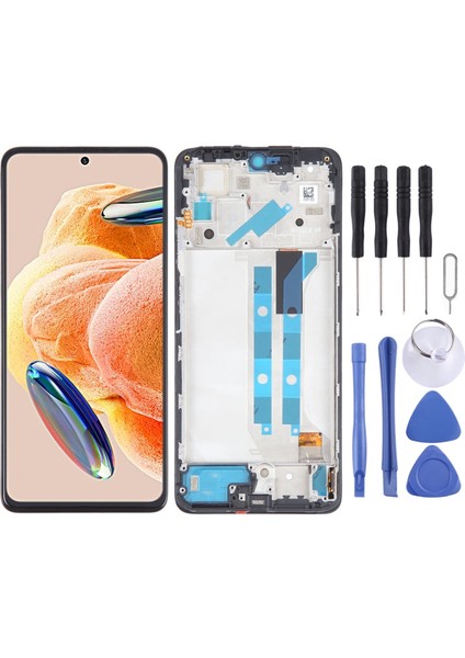 Redmi Note 12 Pro 4g LCD Ekran Çerçeveli Amoled+Tamir Seti Ldeaew