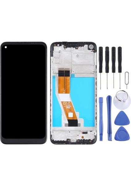 Samsung Galaxy M11 Sm M115 LCD Ekran Çerçeveli +Tamir Seti Siyah Renk Ilanı Ldeaew