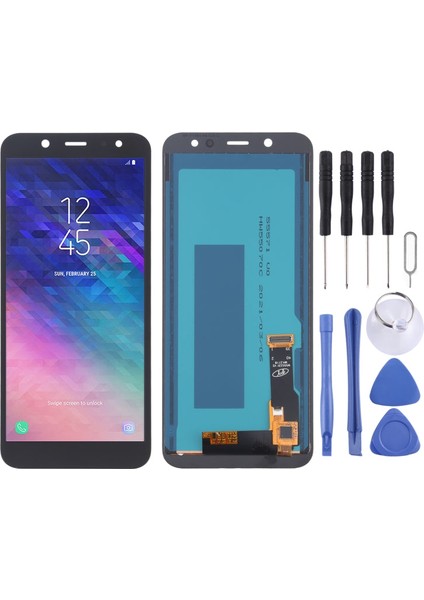 Samsung Galaxy A6 LCD Ekran +Tamir Seti Siyah Renk Ilanı A600 Hızlı Kargo
