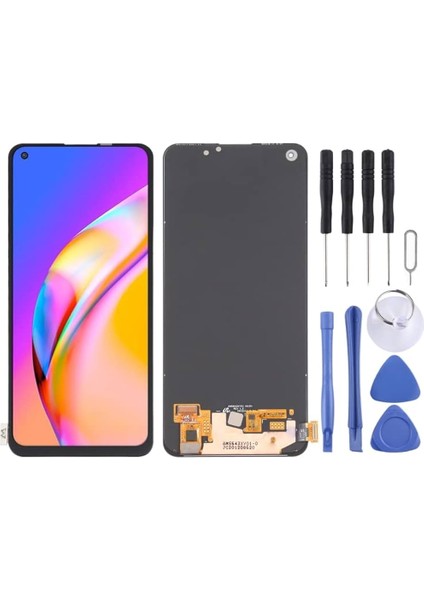 Oppo A74 Uyumlu LCD Ekran +Dokunmatik (Siyah Renk Ilanı) 123WSD