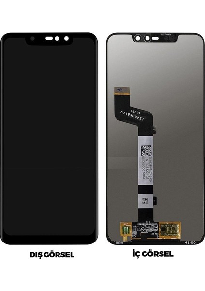 Redmi Note 6 Pro Uyumlu LCD Ekran +Dokunmatik (Siyah Renk Ilanı) Birebir Uyumlu