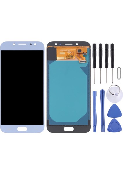Samsung Galaxy J7 2017 J730 LCD Ekran Mavi Renk Ilanı +Tamir Seti Kaliteli Ürün