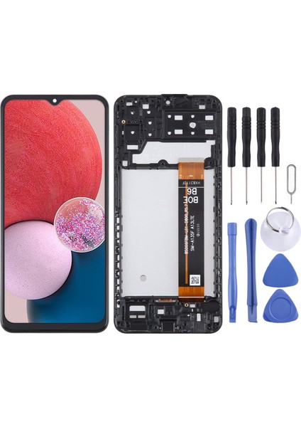 Samsung Galaxy A13 Sm A137F LCD Ekran Çerçeveli +Tamir Seti Ekran