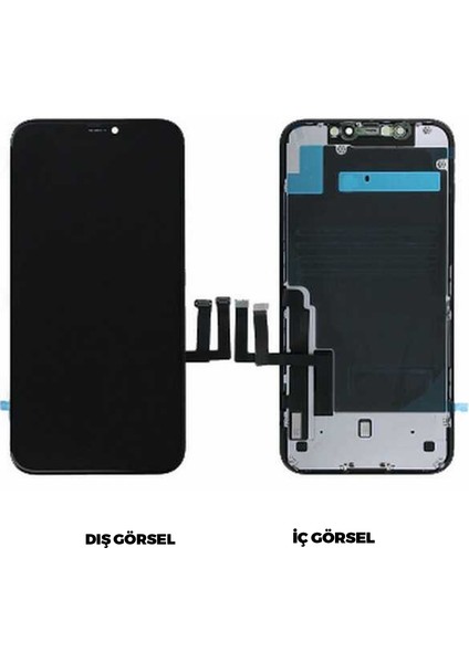 Apple iPhone 11 Uyumlu Revize Lcd+Dokunmatik (Siyah Renk Ilanı) Aaa Katite