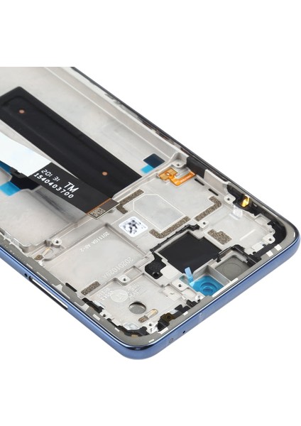 Redmi Note 9 Pro 5g LCD Ekran Çerçeveli Yesil Renk +Tamir Seti M2007J17G Gri