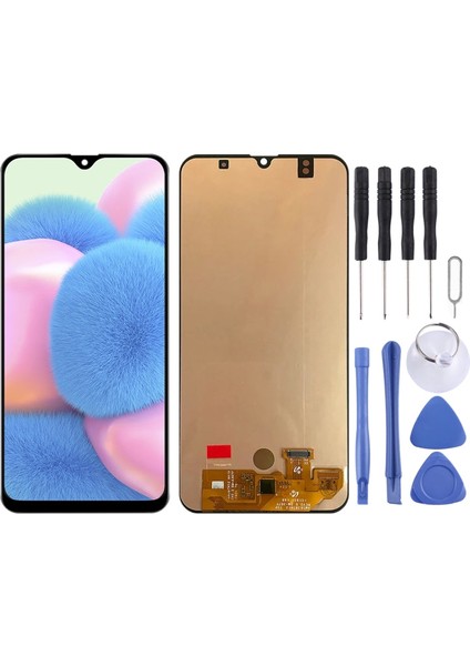 Samsung Galaxy A30S LCD Ekran +Tamir Seti Birebir Uyumlu