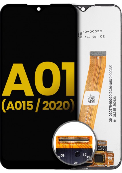 Samsung A01 LCD Ekran Hk A015 LCD Ekran Çıtasız Indirimplus