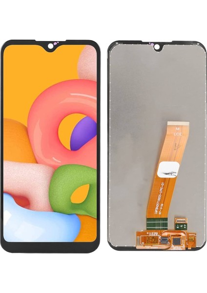 Samsung A01 LCD Ekran Hk A015 LCD Ekran Çıtasız Indirimplus