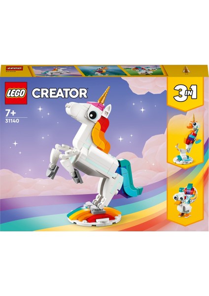 Creator Sihirli Tek Boynuzlu At 31140 - 7 Yaş ve Üzeri Çocuklar Için Tek Boynuzlu At, Denizatı ve Tavus Kuşu Içeren Yaratıcı Oyuncak Yapım Seti (145 Parça) fiyatları