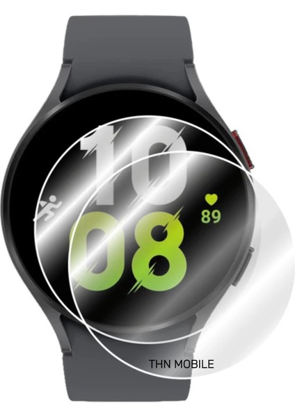 Samsung Galaxy Watch 6 Uyumlu Classic Bluetooth 43 mm Akıllı Saat Esnek Nano Ekran Koruyucu(2 Adet)