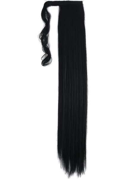 Bağlamalı Düz At Kuyruğu - Siyah fiyatları