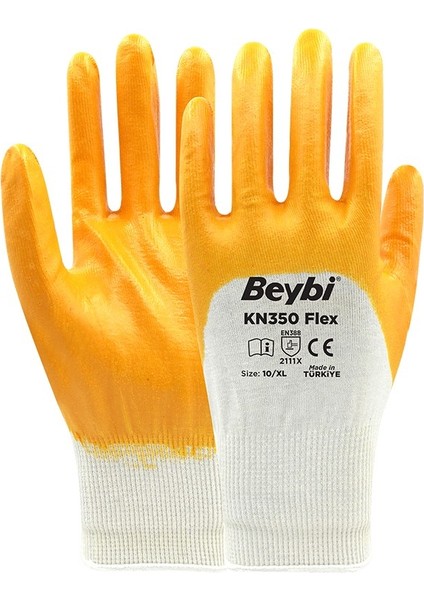 KN350 Flex Nitril Kaplı Pamuk Iş Eldiveni fiyatları