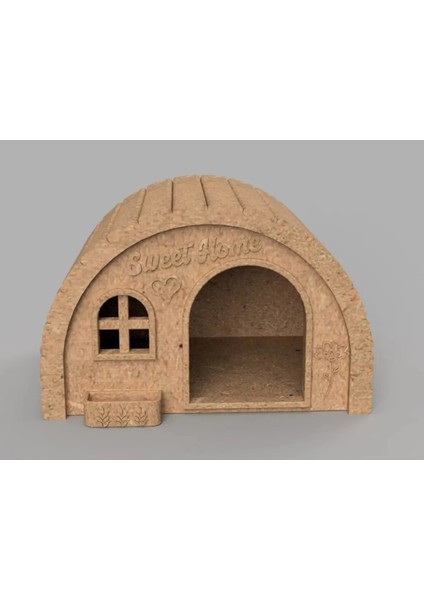 Hamster Evi Sweet Home Yazılı Pet Ürünleri