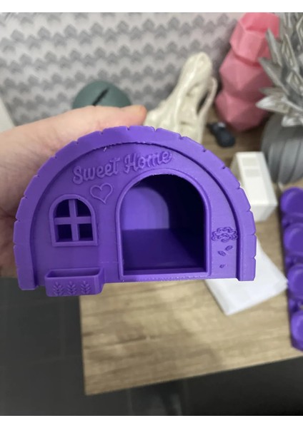 Hamster Evi Sweet Home Yazılı Pet Ürünleri