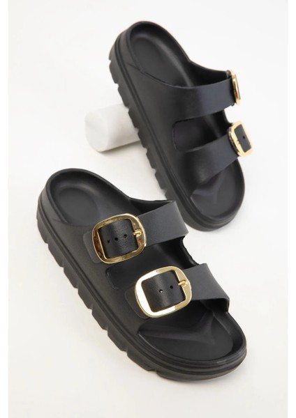 Yazlık Kadın Çift Tokalı Hafif Eva Terlik indirimleri