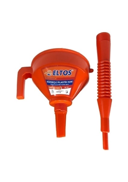 Plastik Süzgeçli Huni 1.2lt x 160MM (4887)