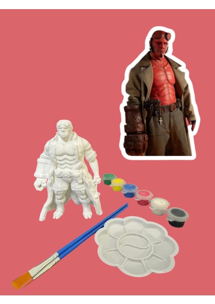 Hellboy 3D Figür Boyama Seti