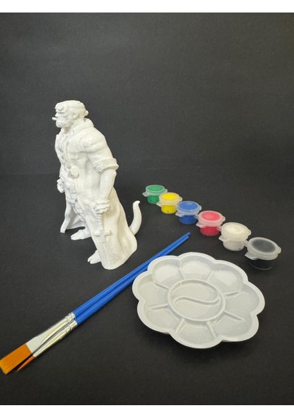 Hellboy 3D Figür Boyama Seti modelleri