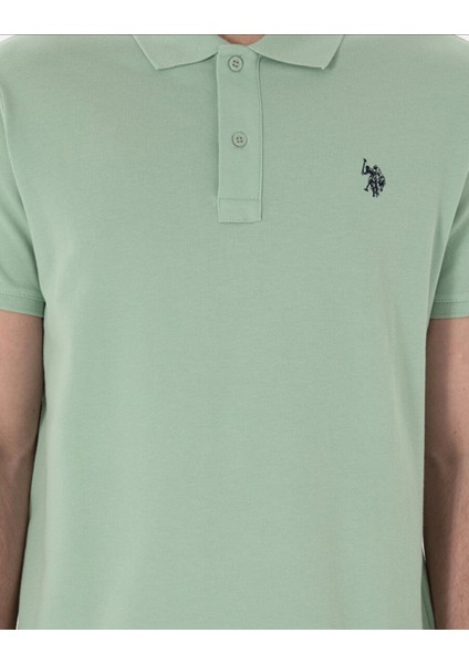 Yeşil Erkek Slim Fit Polo T-Shirt fırsatları