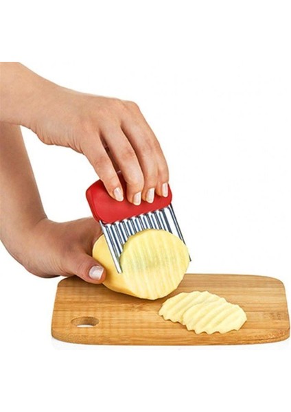 Pratik Kolay Patates Meyve ve Sebze Dilimleyici Doğrama Bıçağı (4887) fırsatları