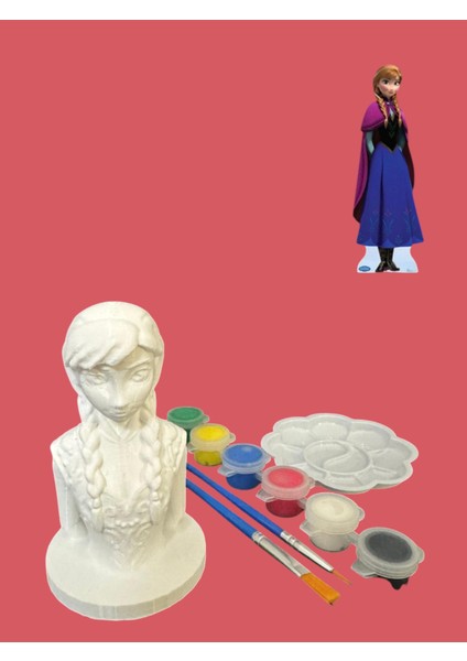 Anna 3D Figür Boyama Seti