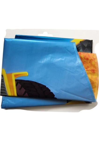 Inşaat Teması Kepçe Happy Birthday 5 Li Folyo Balon Set