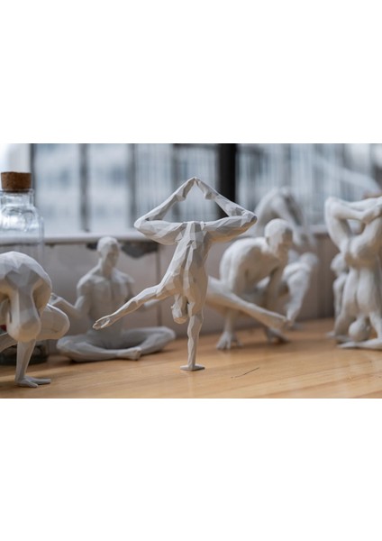 Yoga/meditasyon Yapan Iskandinav Tarzı Biblo Heykel Figür Dekor Dekorasyon Hediyelik Denge ve Huzur fiyatları