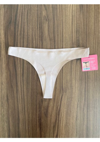 Kahve Basic Klasik Lazer Kesim Kadın Tanga Külot