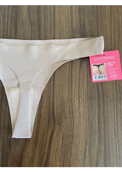 Kahve Basic Klasik Lazer Kesim Kadın Tanga Külot fırsatları