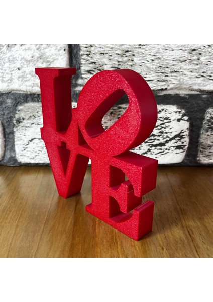 Love Ev Dekoru - Romantik Ev Dekoru, Modern - Kırmızı - Sevgili Hediyesi - Love Konsol Üzeri fiyatları