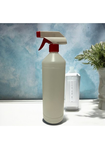 Fısfıslı (Püskürtücülü) Plastik İçi Boş Şişe 1 Litre Çiçek Sulama, Banyo ve Mutfak Için