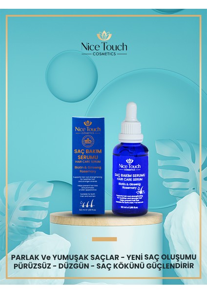 NİCE TOUCH KOZMETİK Saç Serum , Saç Vitamini 1 Adet