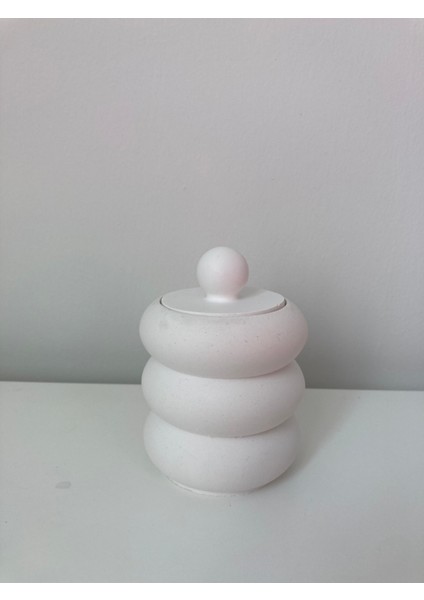 Gold & Gümüş Yaldızlı Kapaklı Mumluk & Dekoratif Kutu