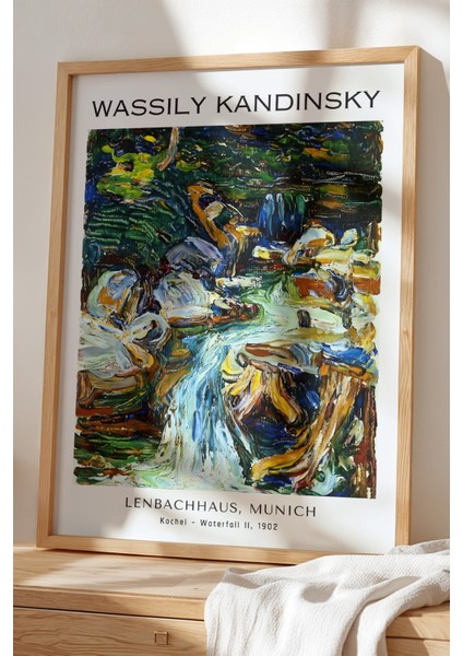 Wassily Kandinsky - Soyut Denge - Ahşap Çerçeveli Duvar tablosu