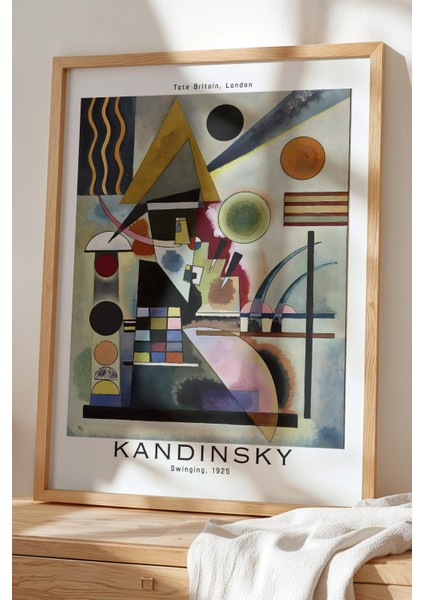 Wassily Kandinsky - Ruhsal Formlar - Ahşap Çerçeveli Duvar tablosu
