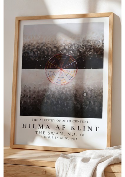 Hilma Af Klint - Soyut Denge - Ahşap Çerçeveli Duvar tablosu