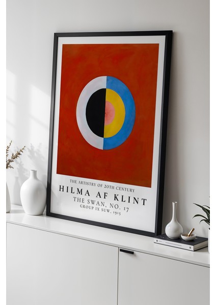 Hilma Af Klint - Soyut Denge - Ahşap Çerçeveli Duvar tablosu