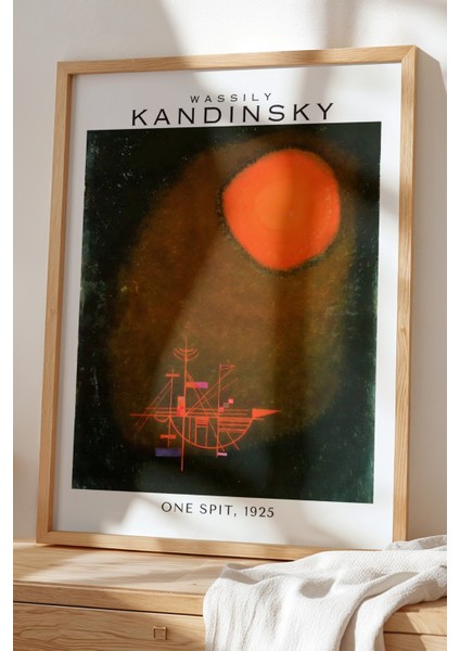 Wassily Kandinsky - Ruhsal Formlar - Ahşap Çerçeveli Duvar tablosu