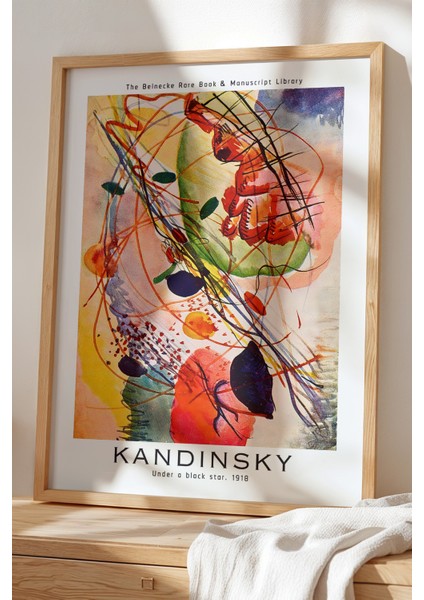 Wassily Kandinsky - Soyut Denge - Ahşap Çerçeveli Duvar tablosu