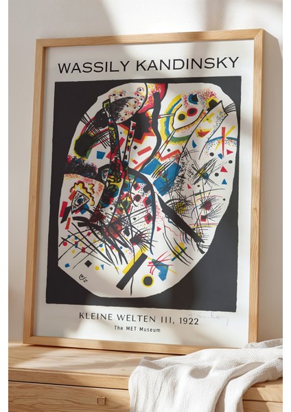 Wassily Kandinsky - Soyut Denge - Ahşap Çerçeveli Duvar tablosu