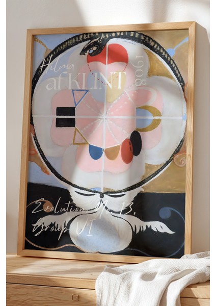 Hilma Af Klint - Spiritüel Geometri - Ahşap Çerçeveli Duvar Tablosu