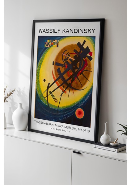 Wassily Kandinsky - Ruhsal Formlar - Ahşap Çerçeveli Duvar tablosu