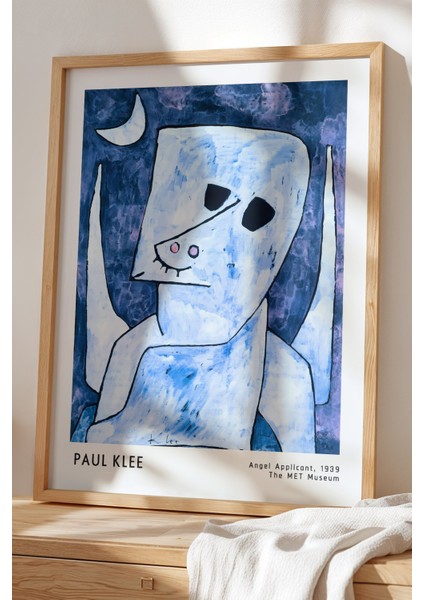 Paul Klee - Modern Fırça Izleri - Ahşap Çerçeveli Duvar tablosu